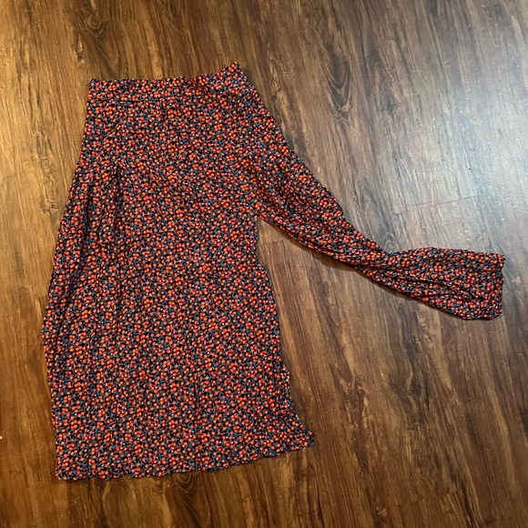 Zara Double Split Maxi Skirt Size S - Picture 3 of 3